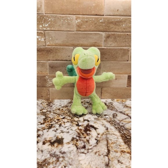 Vintage 2004 Pokémon Hasbro Generation 3 Treecko Starter 10” Plush Retired Retro - Picture 1 of 5